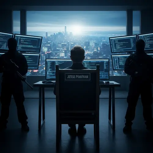 𝐉𝐞𝐬𝐬𝐞 𝐏𝐢𝐧𝐤𝐦𝐚𝐧: Mystery and Intrigue in the High-Tech Lair