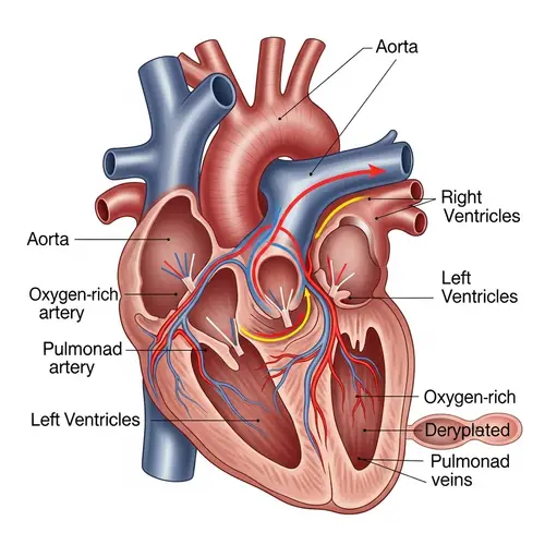 Human Heart Anatomy: Chambers, Vessels, Valves