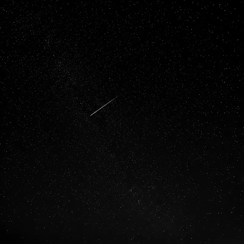 Sparkling Stars in Tranquil Night Sky