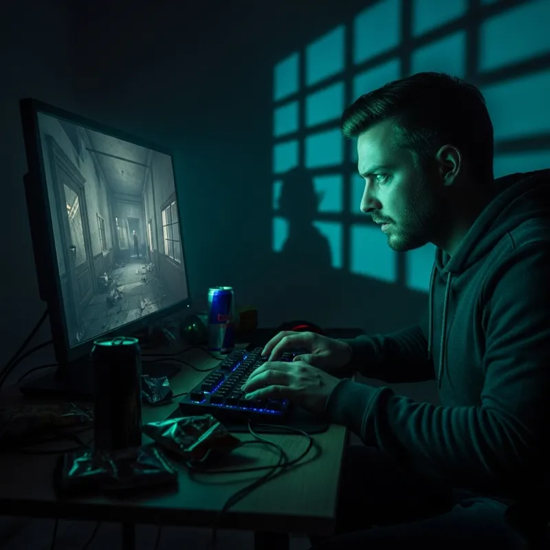 Intense Gaming Experience | Navigating Thrilling Horror Game