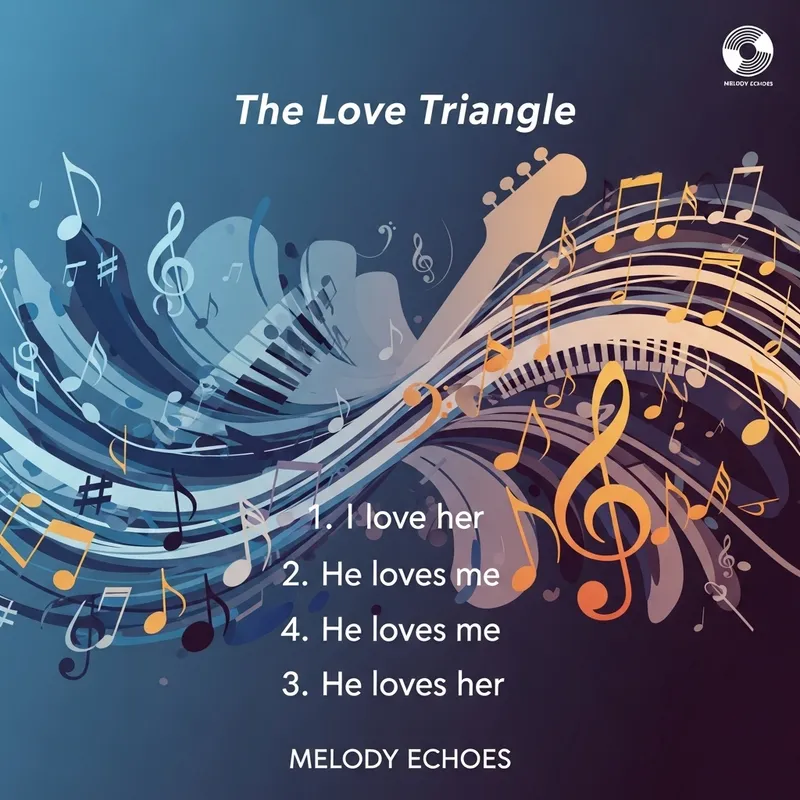 Custom Music Album Cover Design for Love Songs Collection