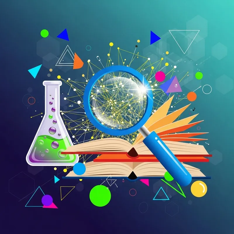 Abstract Research Vector Illustration