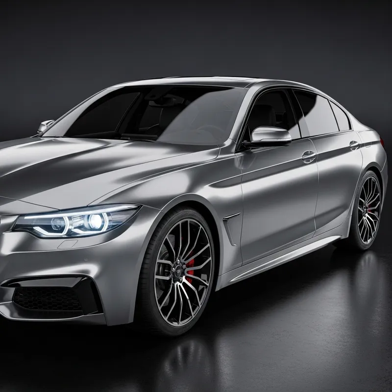 Sleek Futuristic Car Design with Comfortable Leather Seats