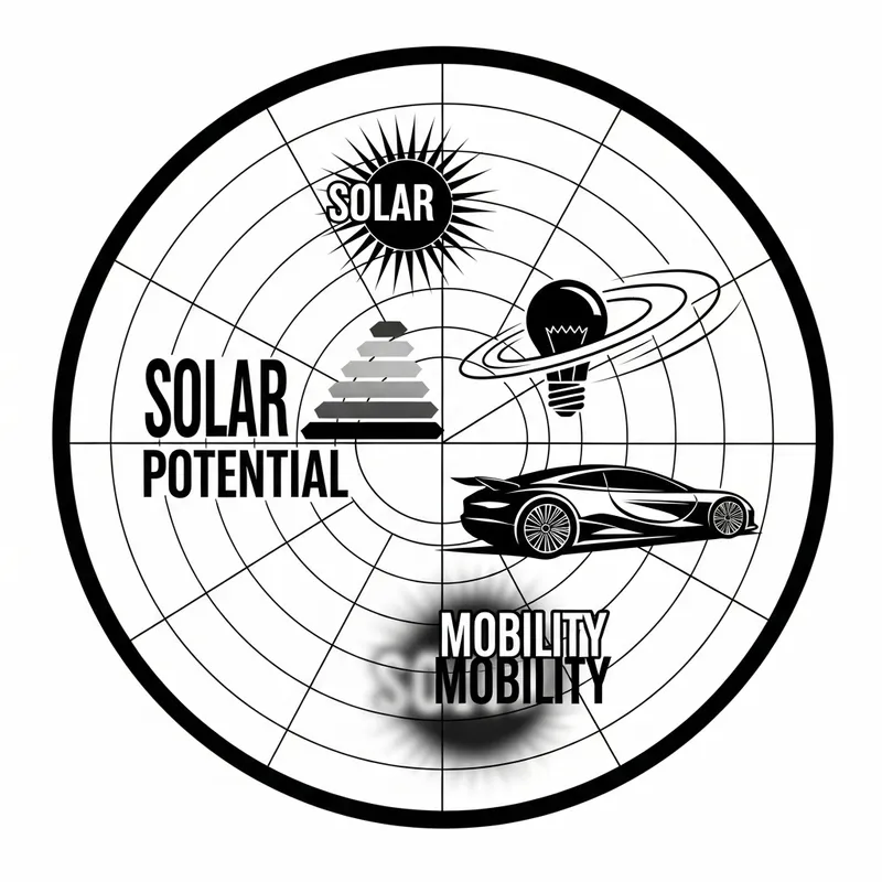 Urban Data-Driven Radar for Solar, Energy, and Mobility