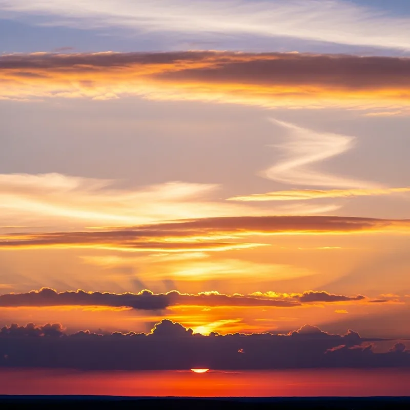 Ethereal Sunset | Golden Light Bursting in Perfect Day