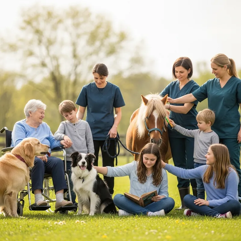 Enrich Vulnerable Lives with Dogs & Horses: Animal-Assisted Intervention