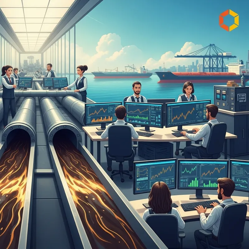 Petroleum Product Trading Scene | Office Trading Environment