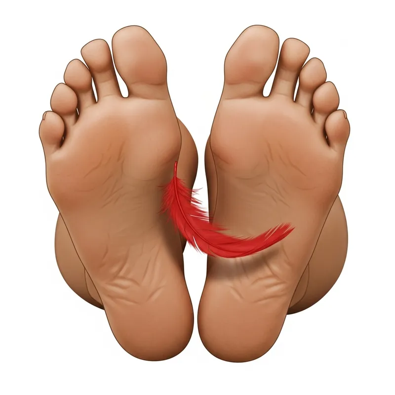 Photorealistic Female Soles Depiction | Medium Brown Skin with True Textures