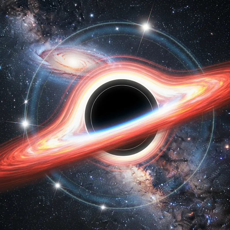 Hyper-Realistic Black Hole in Full Color