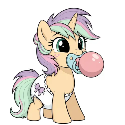 Colorful Animated Pony Character | Cartoons Design