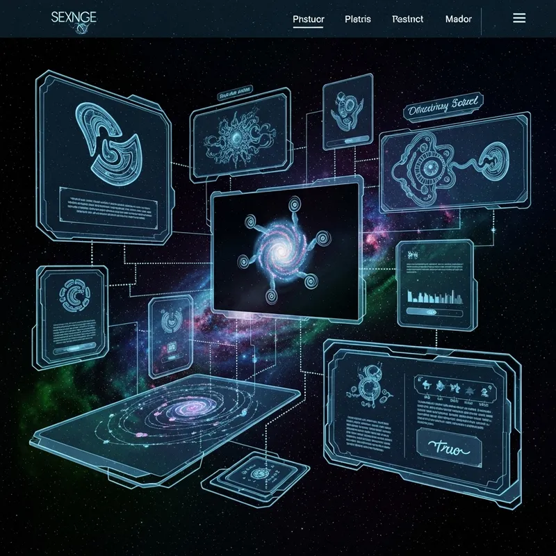 Galactic Website Interface | Out-of-this-World Design