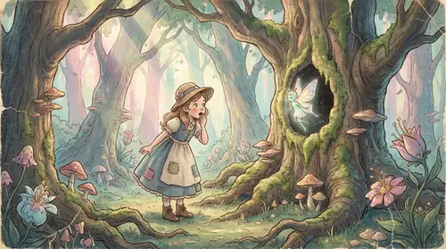 Magical Vintage Forest: A Hidden Spirit Discovery