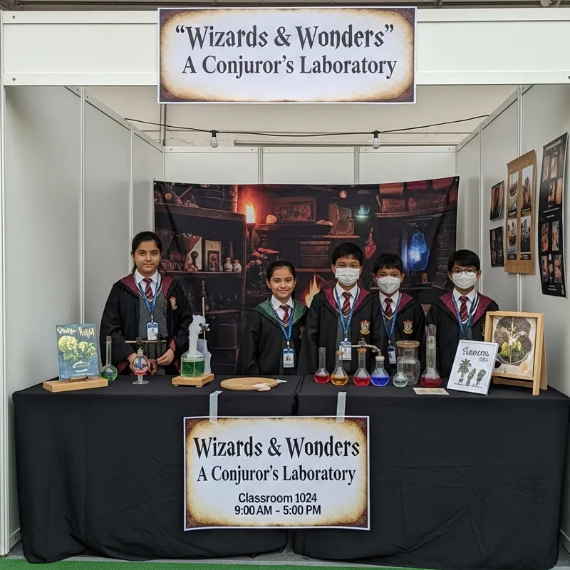 Wizards & Wonders: Science Fun Day Invitation