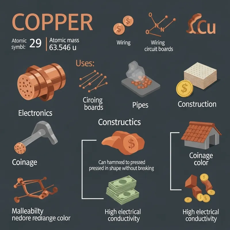 Copper Element Infographic: Properties, Uses & More