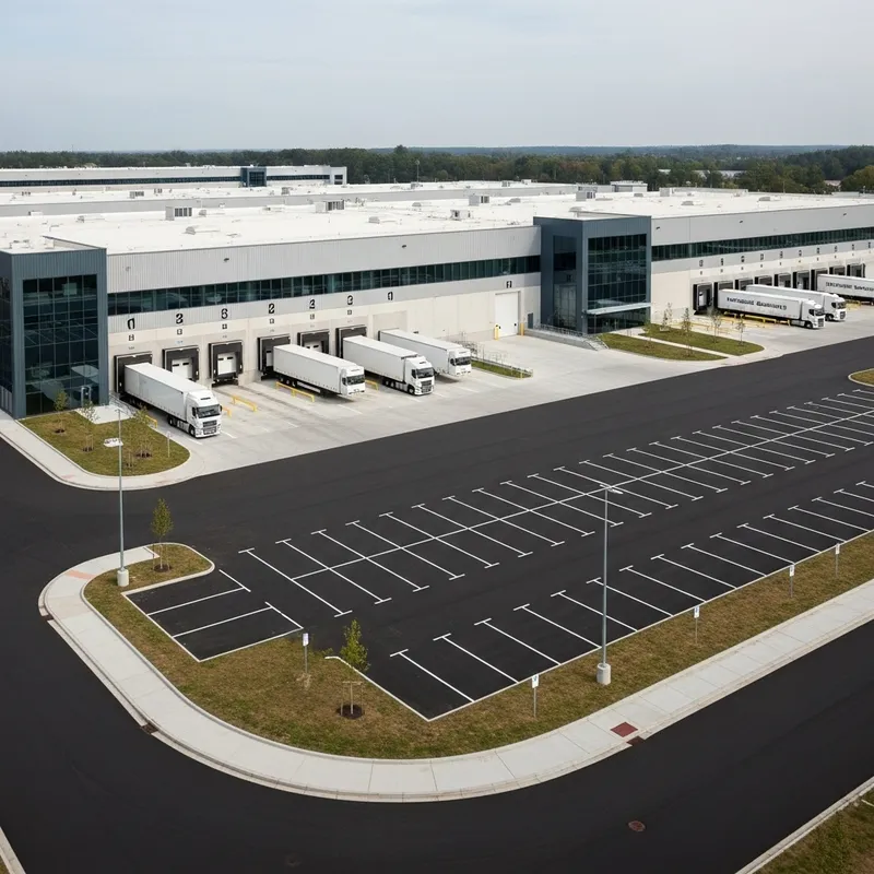 Architectural Design of Efficient Logistics Centre