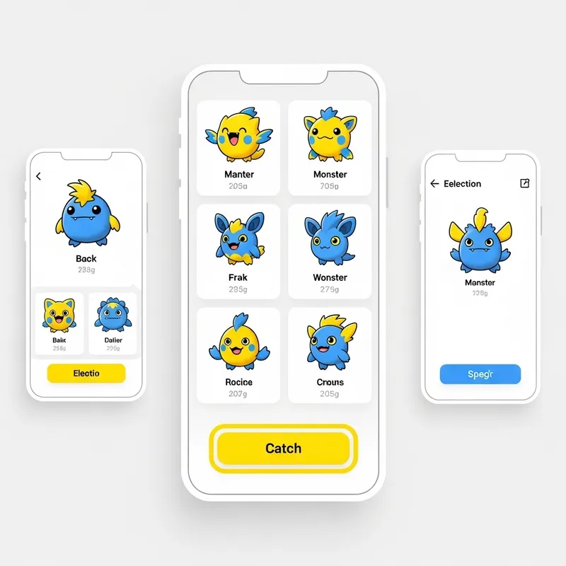 Pikashow App - Minimalist Cartoon Creature Viewer