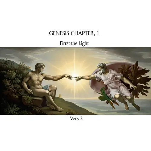Genesis Chapter 1 - Verse 3: God Brings Light into Existence