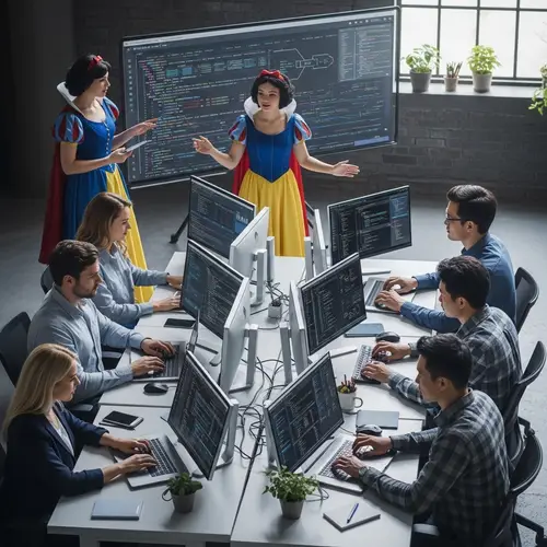 Snow White Leads 8 Developers in Tech Adventure
