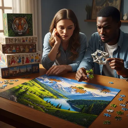 Engaging Puzzle Game Scene | Wildlife, Storybook Characters, Monuments