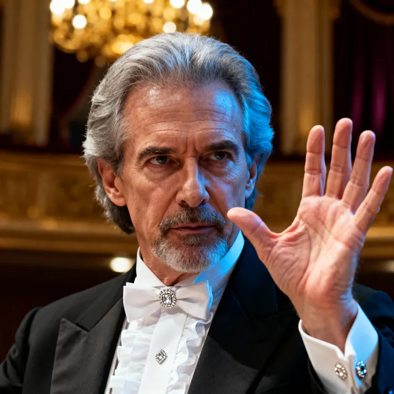 American Conductor Headshot - Strikingly Detailed