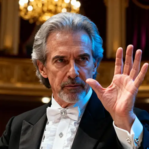 American Conductor Headshot - Strikingly Detailed