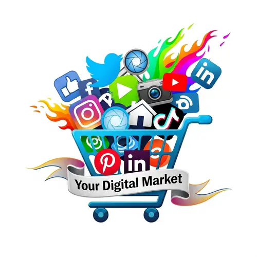 Digital Services Marketing Logo | Your Digital Market