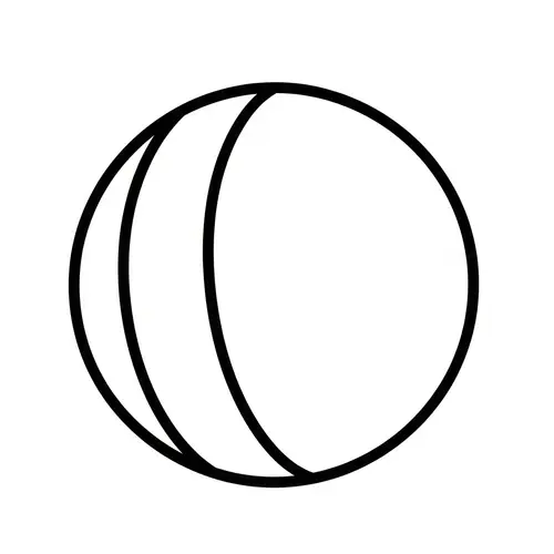 Simple Toy Ball Coloring Page for 2-Year-Olds