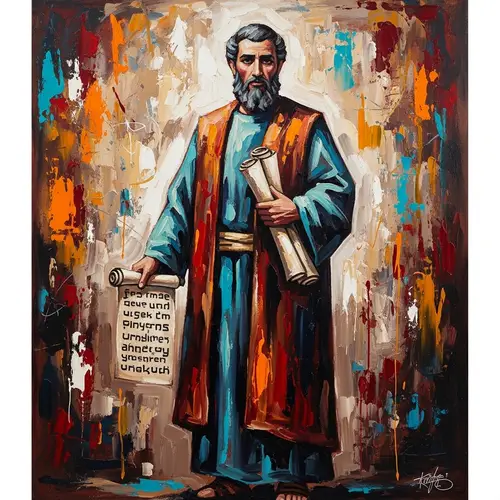 Abstract Expressionism of Apostle Paul Artwork