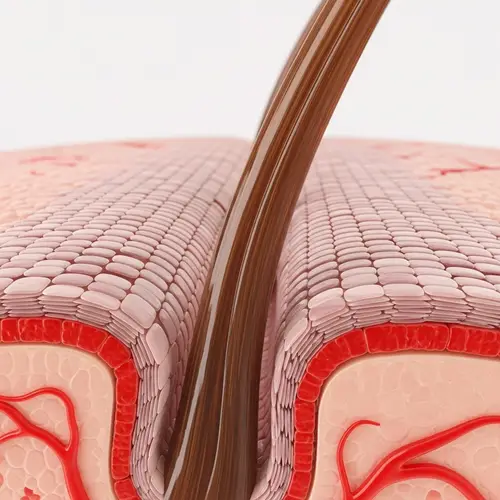 Detailed Hair Cuticle Structure Revealed | Human Hair Follicle