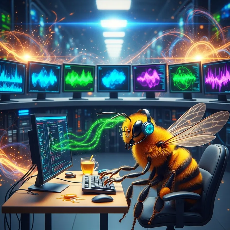 Programmer Bee: A Whimsical Tech Adventure Programmer Bee: A Whimsical Tech Adventure