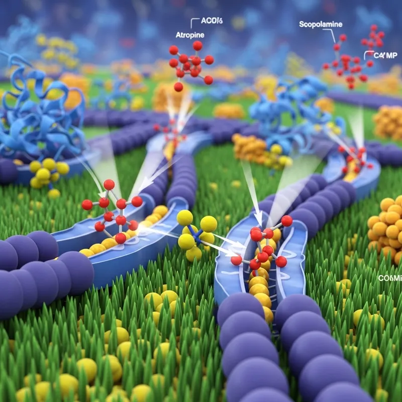 Inhibiting Acetylcholine on Muscarinic Channels