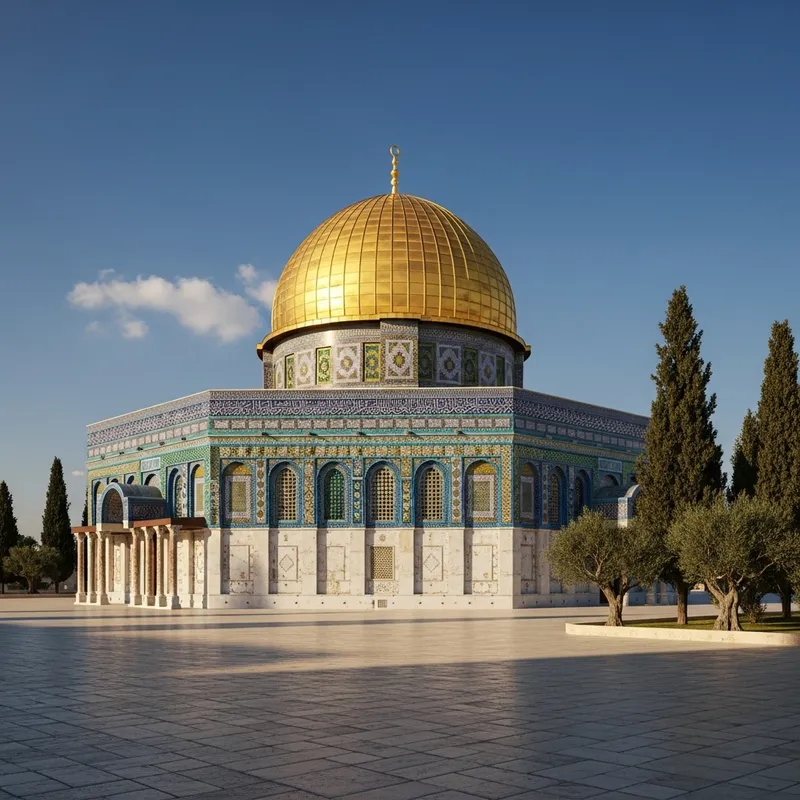 3D Model of Jerusalem's Dome of the Rock Mosque