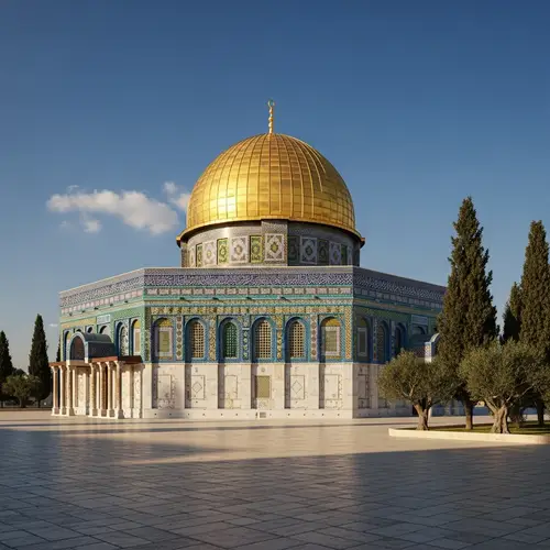 3D Model of Jerusalem's Dome of the Rock Mosque