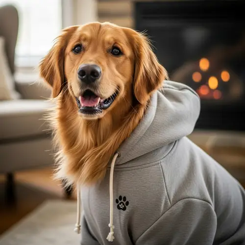 Dog Wearing Hoodie - Cute Canine Fashion | Website