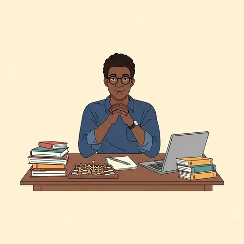 Powerful Mindset: Black Man With Determination