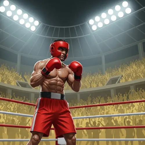 Epic Boxing Match in Historic Stadium