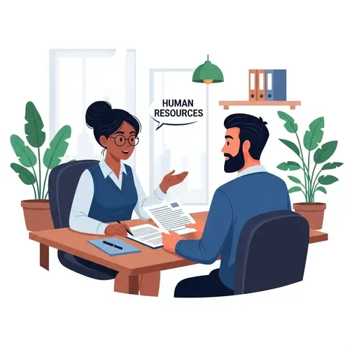 Diverse Workplace Dialogue on Job Benefits | Company HR Scene