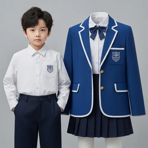 Elegant School Uniform Design Inspired by European Patterns