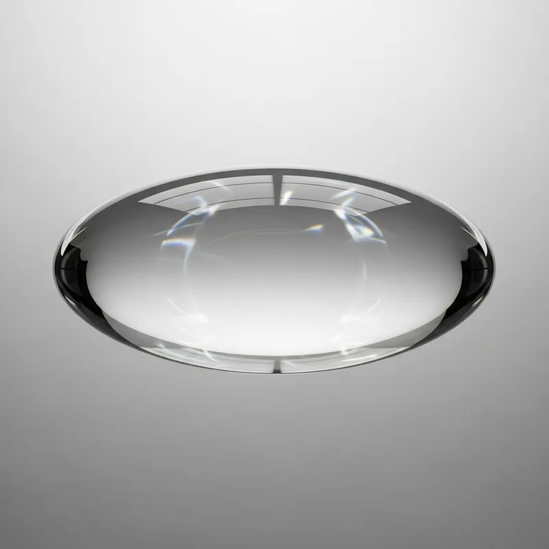 Ethereal Glass Ellipsoid: Floating Artistry Ethereal Glass Ellipsoid: Floating Artistry