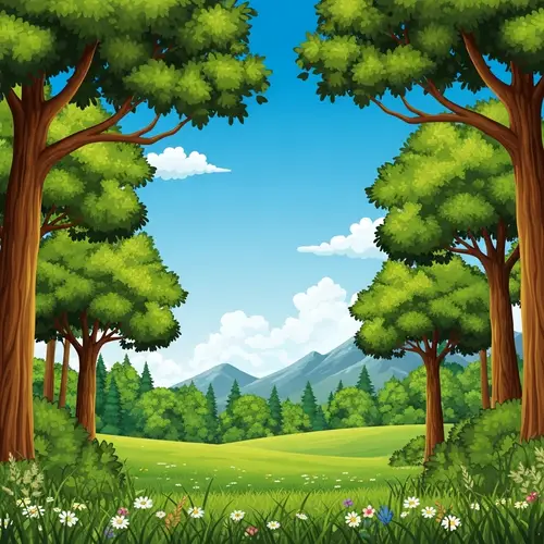 Tranquil Forest Landscape for Promotional Campaign