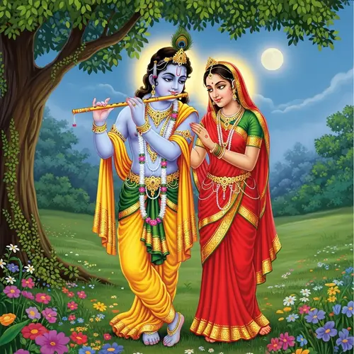 Radha and Krishna: Divine Figures of Indian Mythology