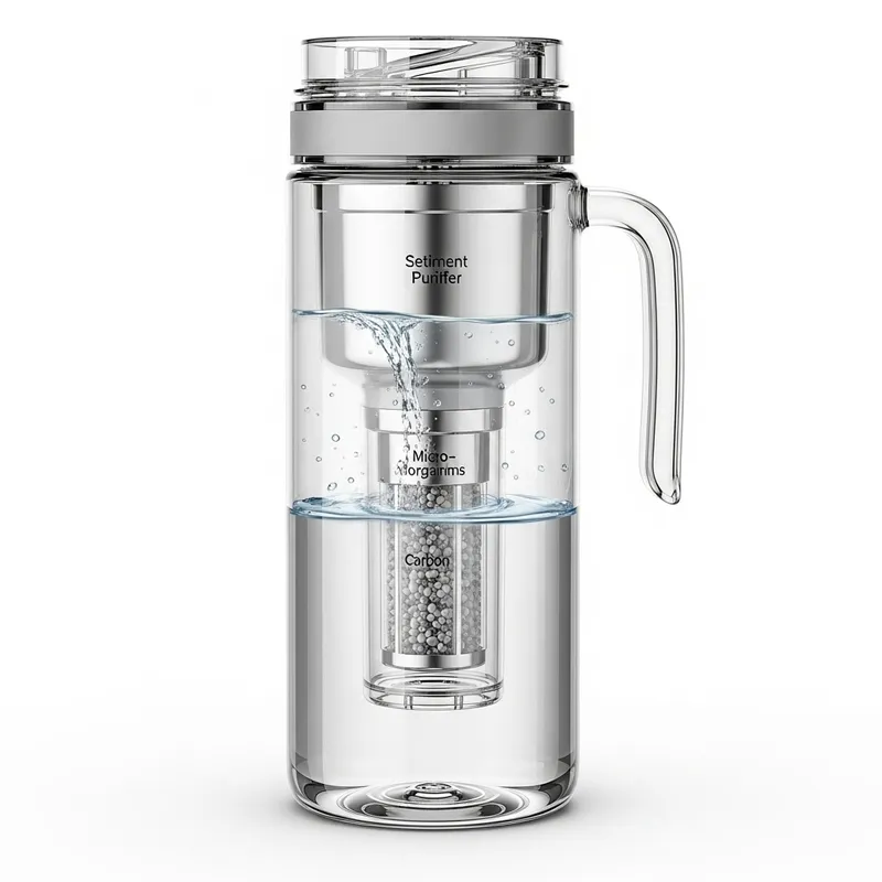 Water Bottle with Built-In Purifier | Clean Water Anytime