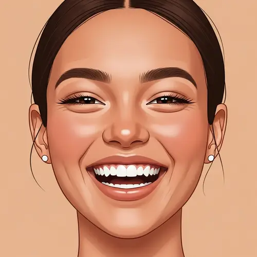 Joyful and Radiant 'Happy Face' Displaying Genuine Happiness