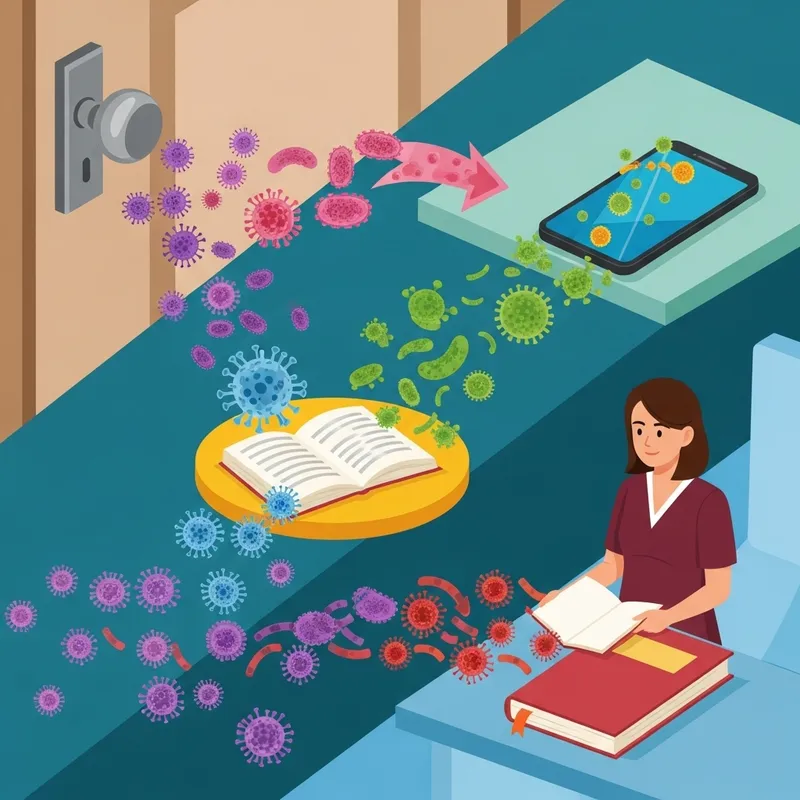 Infection Spread: Pathogens on Everyday Objects