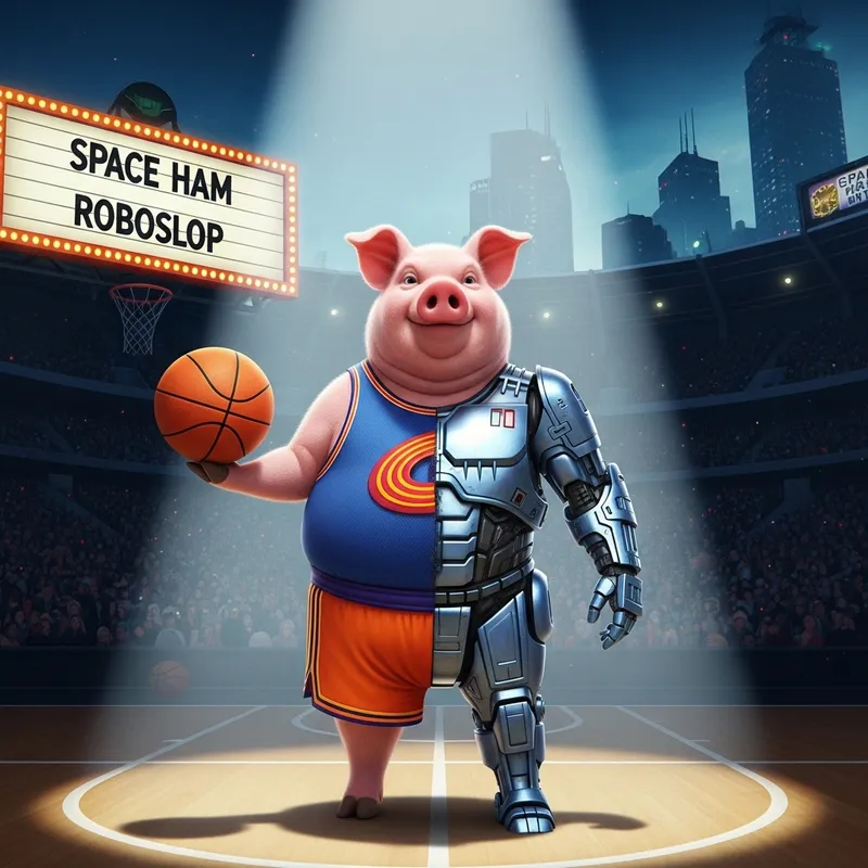 Space Ham vs Roboslop: The Epic Pig in Space Movie