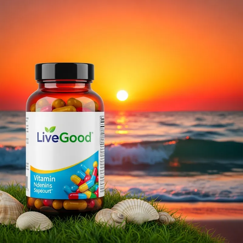 LiveGood Vitamin Hues at Sunset