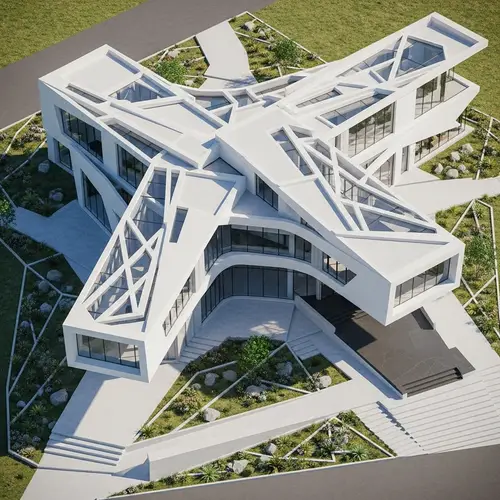 Modern Villa Design Inspired by Zaha Hadid