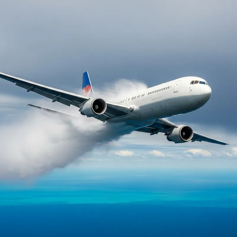 B767-400 Mid-Air Turbulence | Intense Boeing 767-400 Scene