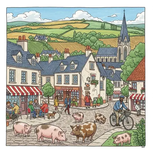Multicultural Countryside City: People, Nature, and Miniature Pigs