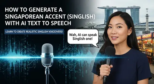 Generate a Singaporean Accent with AI Text to Speech